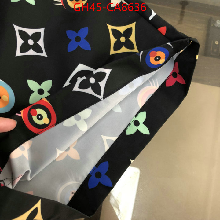 Beach Shorts-LV where quality designer replica ID: CA8636 $: 45USD