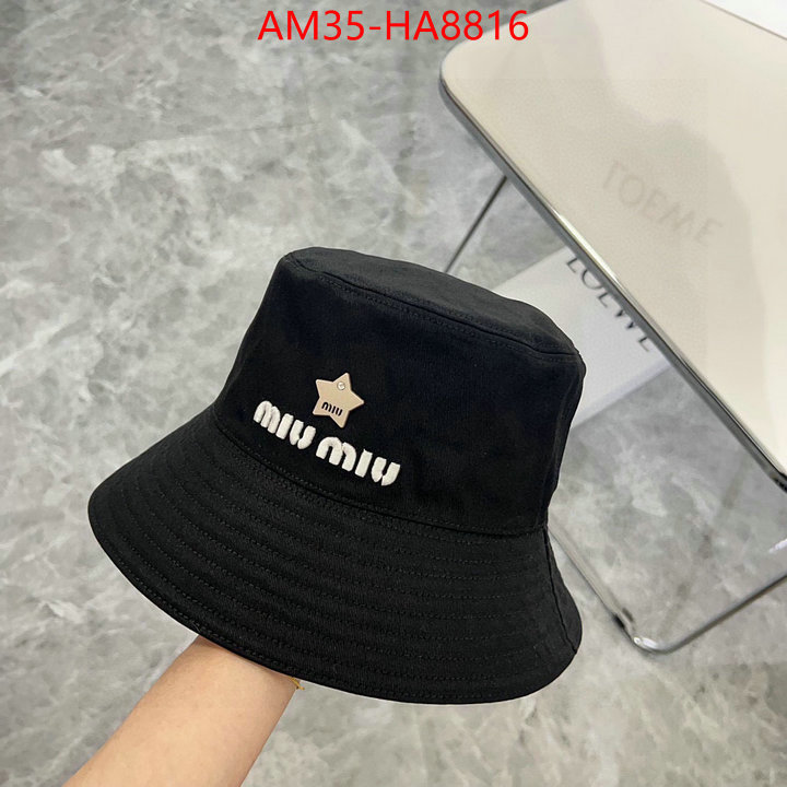 Cap(Hat)-Miu Miu high quality happy copy ID: HA8816 $: 35USD