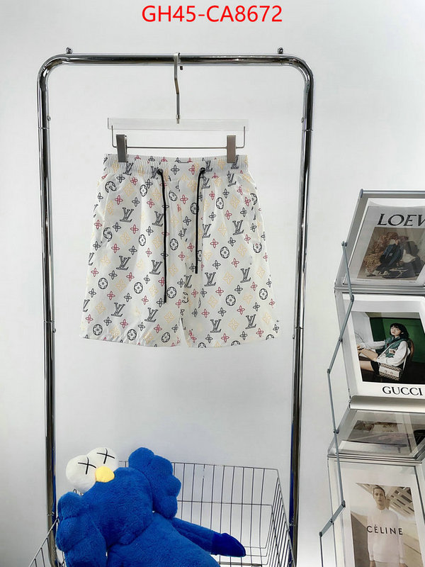 Beach Shorts-LV is it ok to buy replica ID: CA8672 $: 45USD