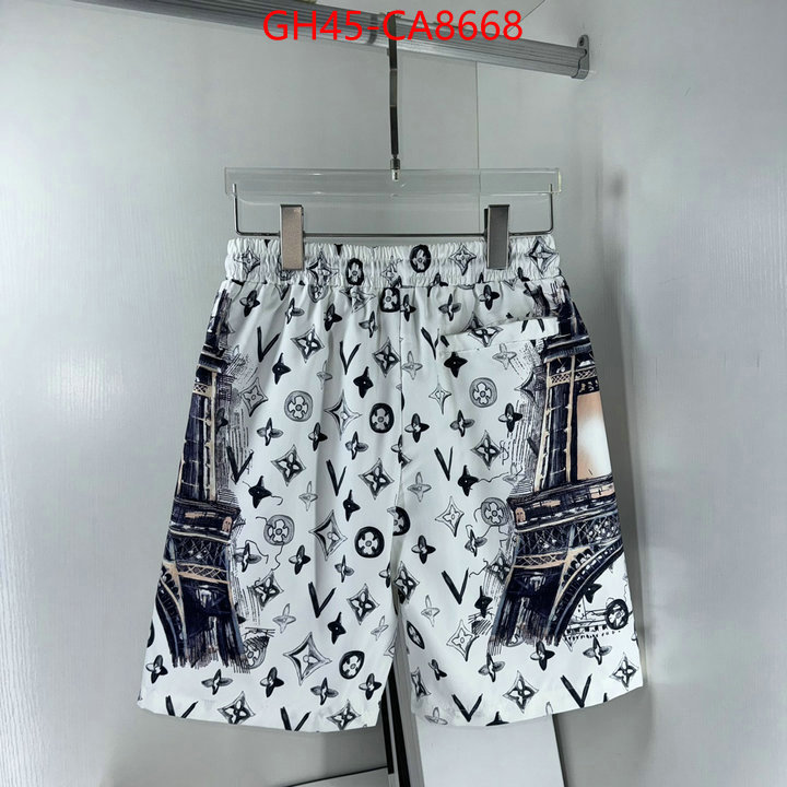 Beach Shorts-LV knockoff highest quality ID: CA8668 $: 45USD