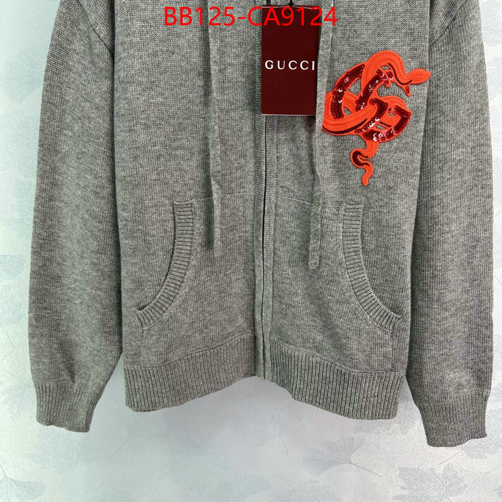 Clothing-Gucci 2024 aaaaa replica 1st copy ID: CA9124 $: 125USD