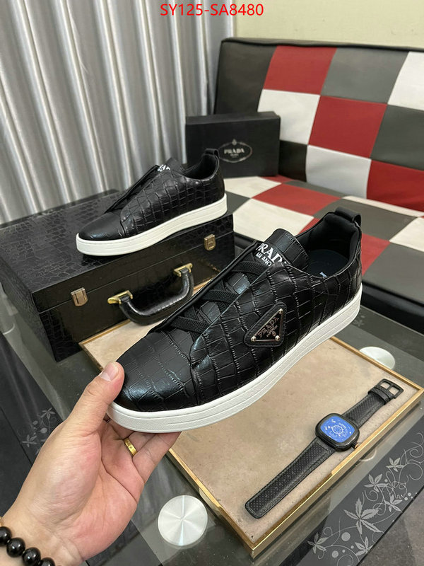 Men shoes-Prada 2024 replica wholesale cheap sales online ID: SA8480 $: 125USD