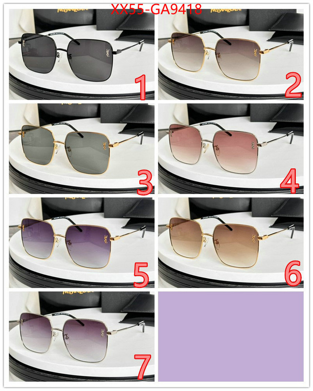 Glasses-YSL shop the best high quality ID: GA9418 $: 55USD