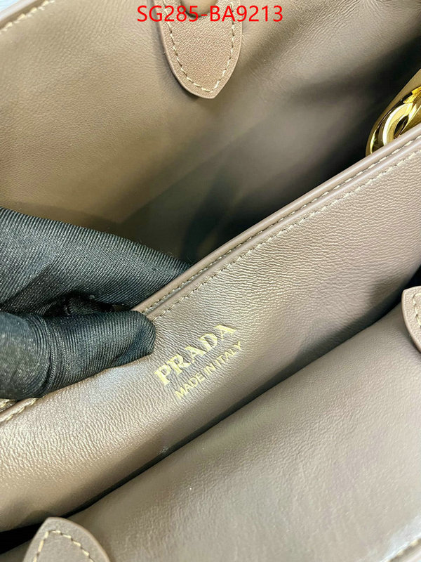 Prada Bags(TOP)-Handbag- fake designer ID: BA9213 $: 285USD,