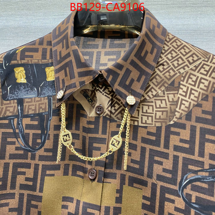 Clothing-Fendi found replica ID: CA9106 $: 129USD