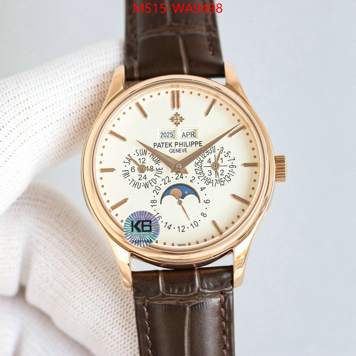 Watch(TOP)-Patek Philippe designer fashion replica ID: WA9498 $: 515USD