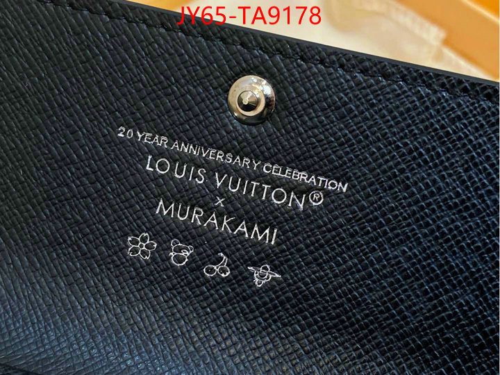 LV Bags(TOP)-Wallet aaaaa quality replica ID: TA9178 $: 65USD,