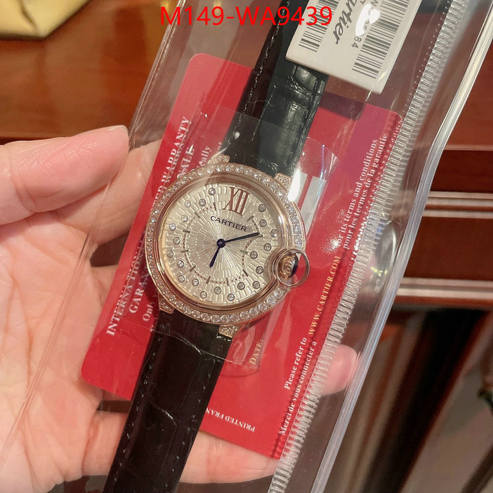 Watch(4A)-Cartier how quality ID: WA9439 $: 149USD