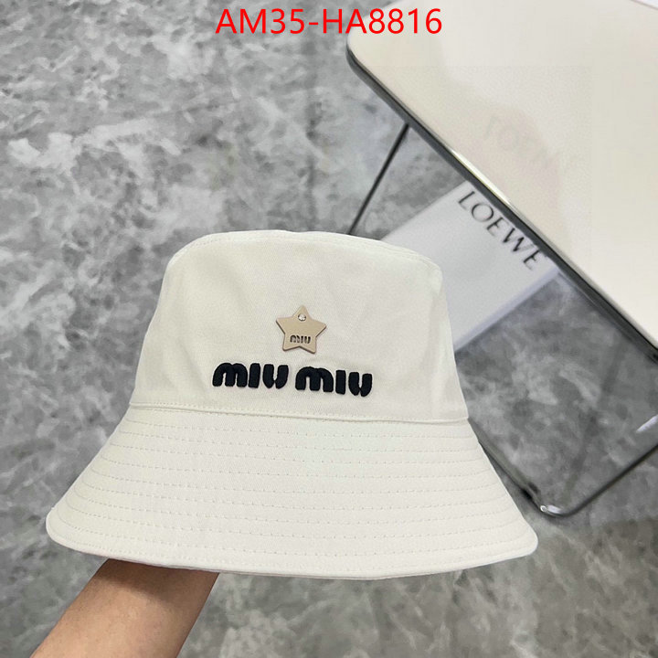 Cap(Hat)-Miu Miu high quality happy copy ID: HA8816 $: 35USD