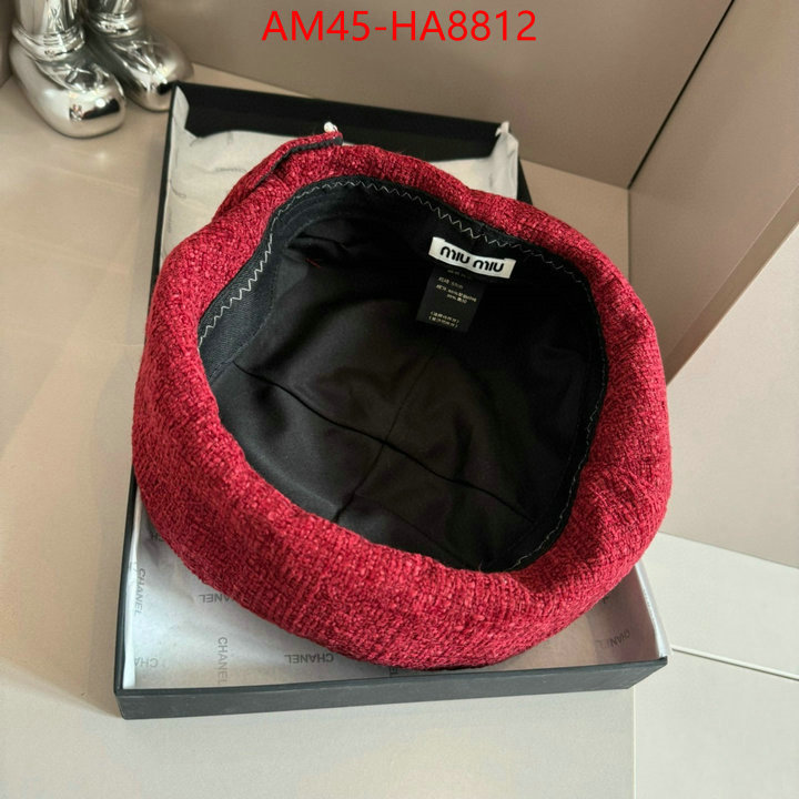 Cap(Hat)-Miu Miu found replica ID: HA8812 $: 45USD