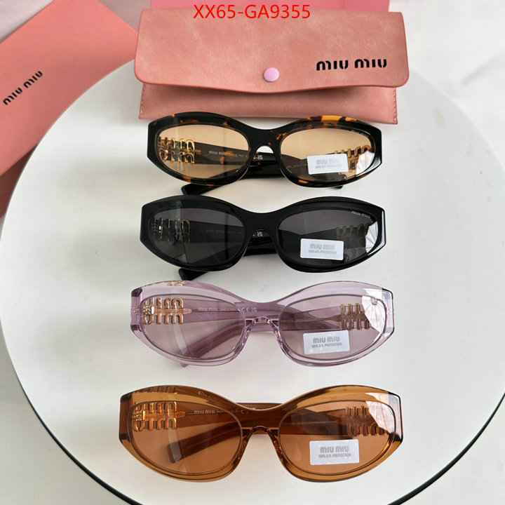 Glasses-Miu Miu cheap wholesale ID: GA9355 $: 65USD