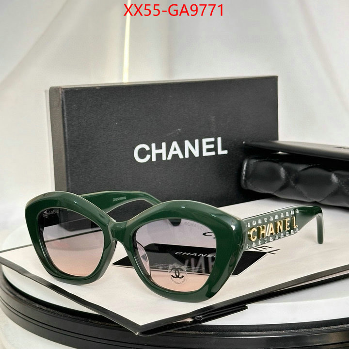 Glasses-Chanel replica for cheap ID: GA9771 $: 55USD