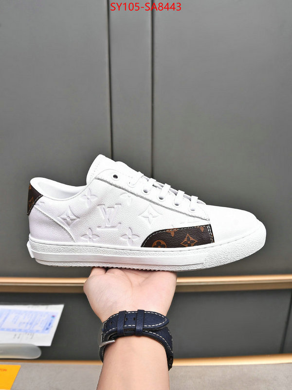 Men Shoes-LV top quality fake ID: SA8443 $: 105USD