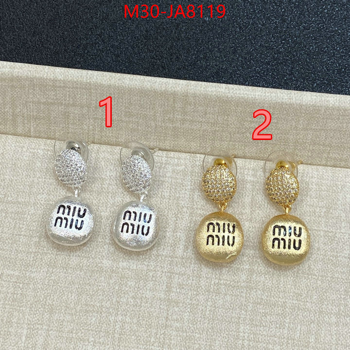 Jewelry-Miu Miu cheap wholesale ID: JA8119 $: 30USD