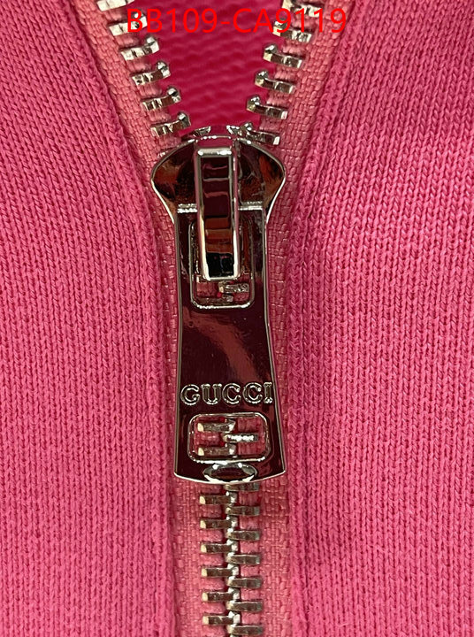 Clothing-Gucci top quality fake ID: CA9119 $: 109USD