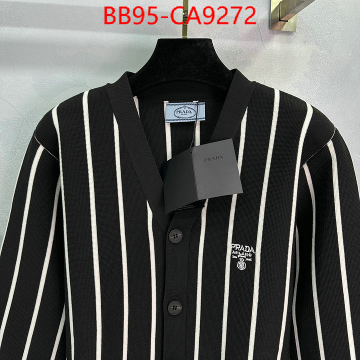 Clothing-Prada customize best quality replica ID: CA9272 $: 95USD