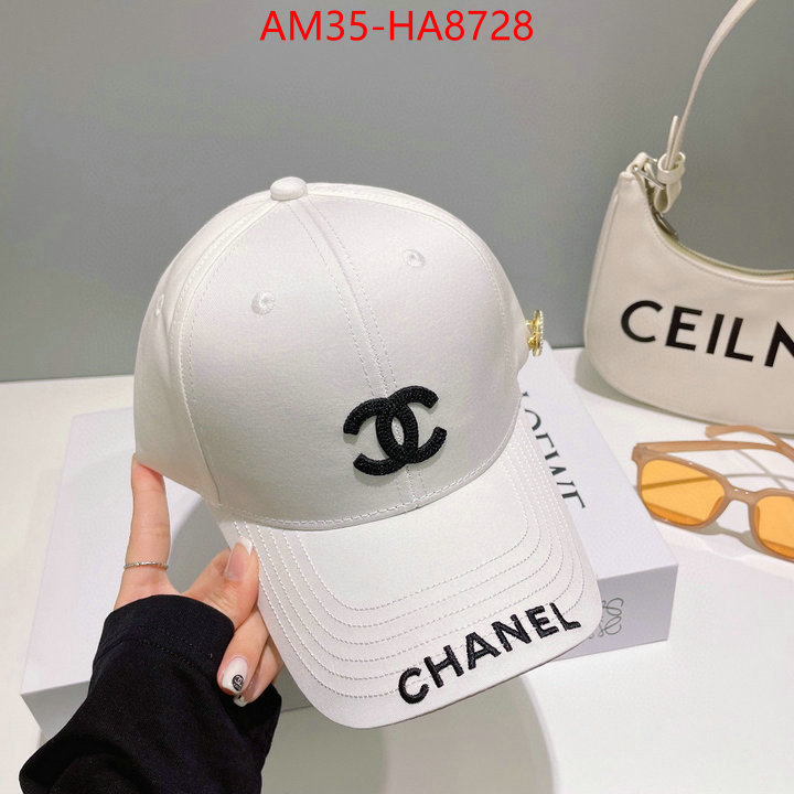 Cap (Hat)-Chanel aaaaa+ replica ID: HA8728 $: 35USD