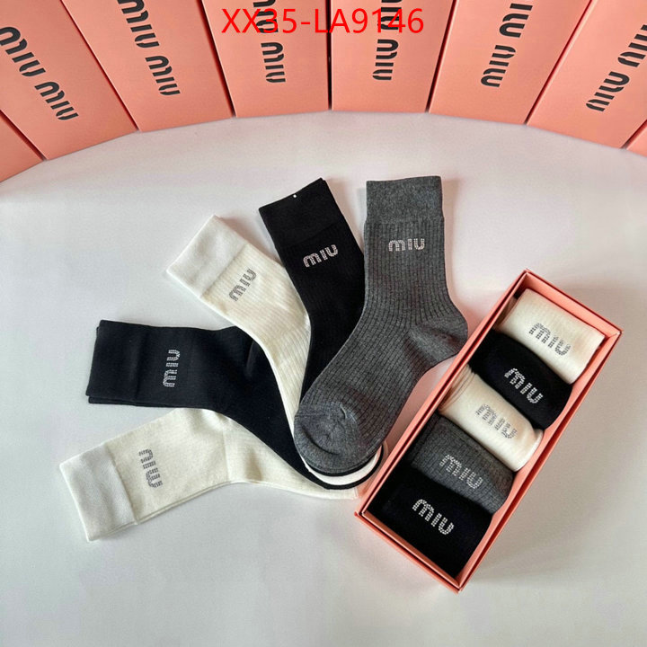 Sock-Miu Miu fashion designer ID: LA9146 $: 35USD