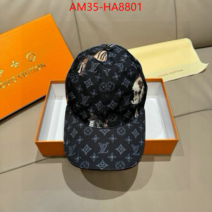 Cap(Hat)-LV mirror copy luxury ID: HA8801 $: 35USD