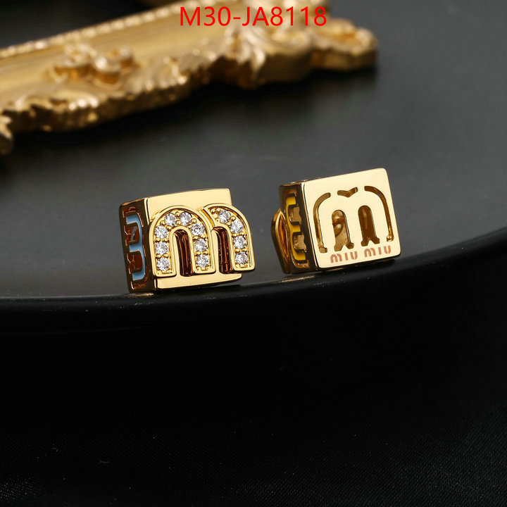 Jewelry-Miu Miu customize best quality replica ID: JA8118 $: 30USD