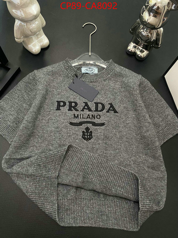 Clothing-Prada cheap online best designer ID: CA8092 $: 89USD