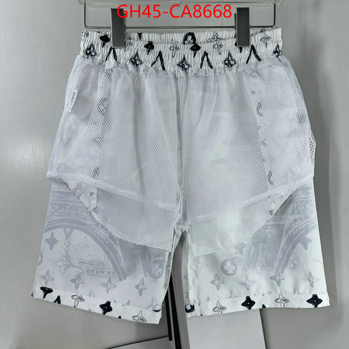 Beach Shorts-LV knockoff highest quality ID: CA8668 $: 45USD