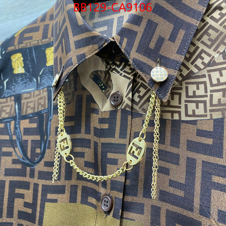 Clothing-Fendi found replica ID: CA9106 $: 129USD