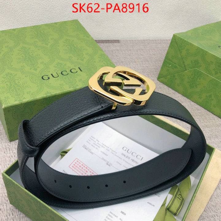 Belts-Gucci top fake designer ID: PA8916 $: 62USD