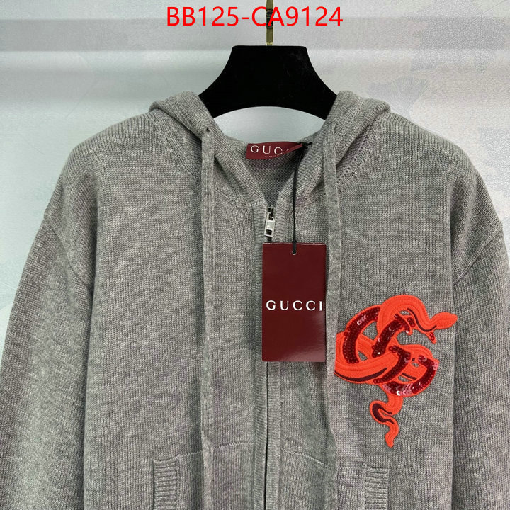 Clothing-Gucci 2024 aaaaa replica 1st copy ID: CA9124 $: 125USD