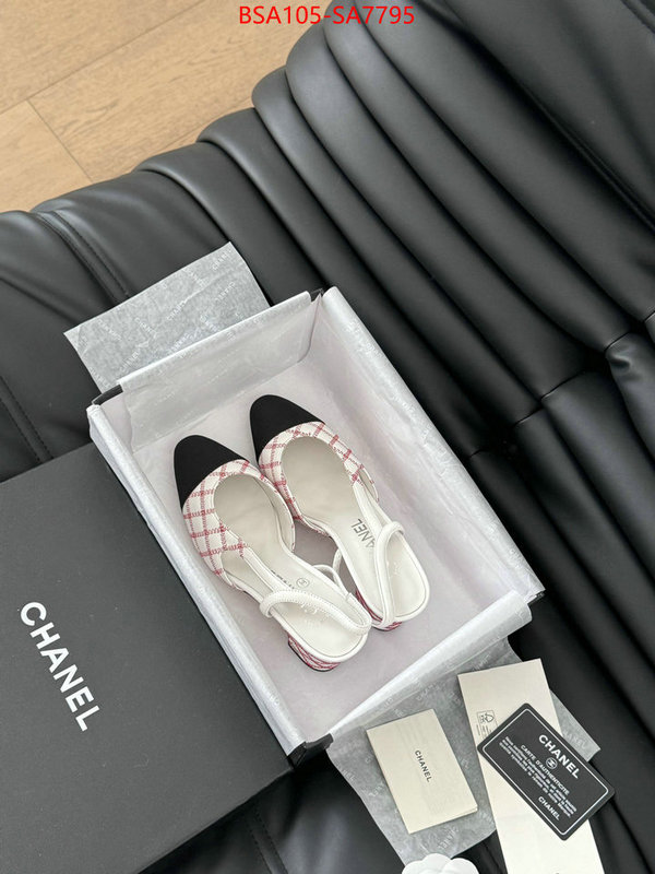 Women Shoes-Chanel best quality fake ID: SA7795 $: 105USD