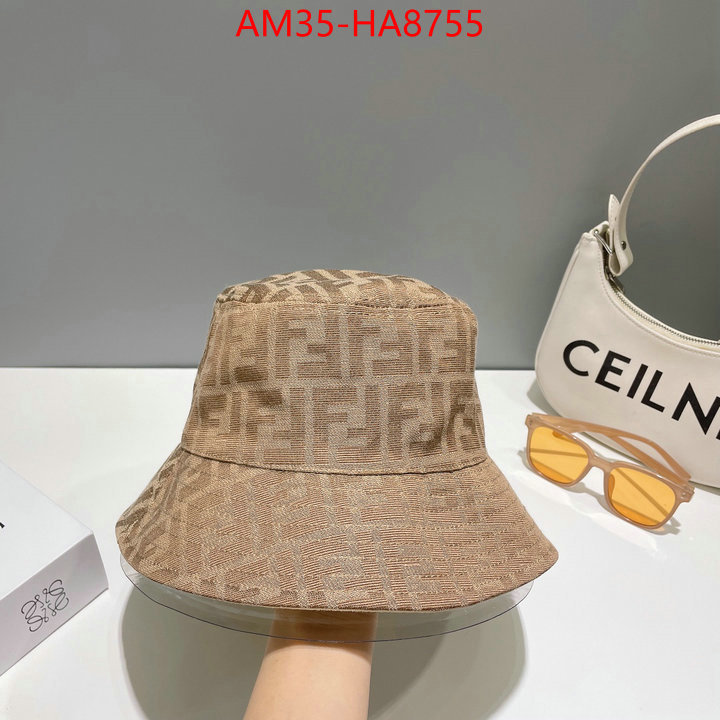 Cap(Hat)-Fendi brand designer replica ID: HA8755 $: 35USD