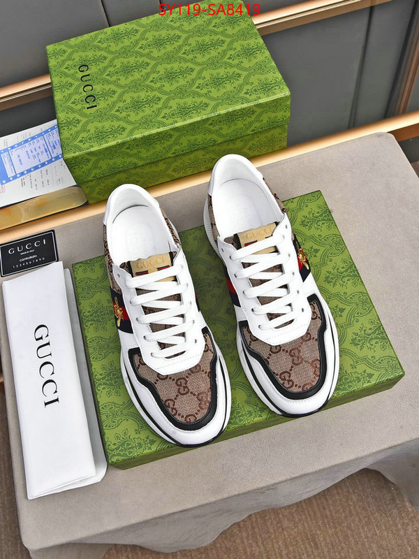 Men Shoes-Gucci replica us ID: SA8419 $: 119USD