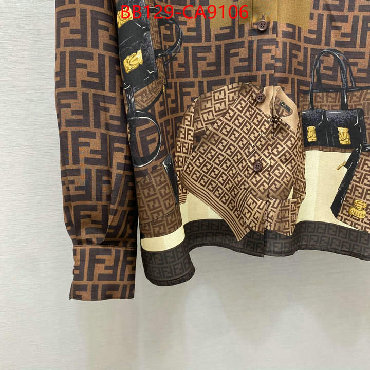 Clothing-Fendi found replica ID: CA9106 $: 129USD