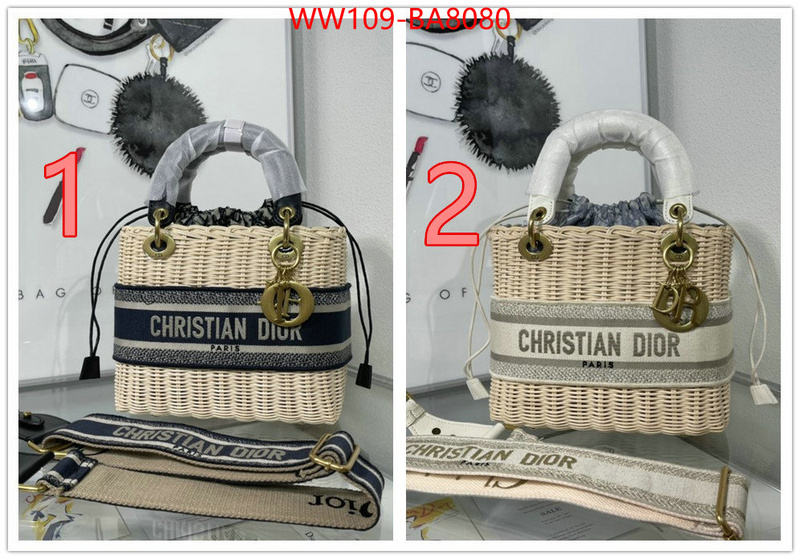 Dior Bags(4A)-Lady- buy 2024 replica ID: BA8080 $: 109USD,