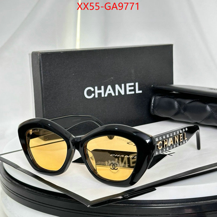 Glasses-Chanel replica for cheap ID: GA9771 $: 55USD