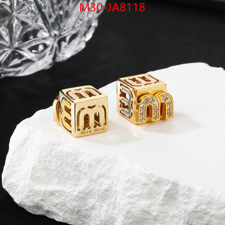 Jewelry-Miu Miu customize best quality replica ID: JA8118 $: 30USD