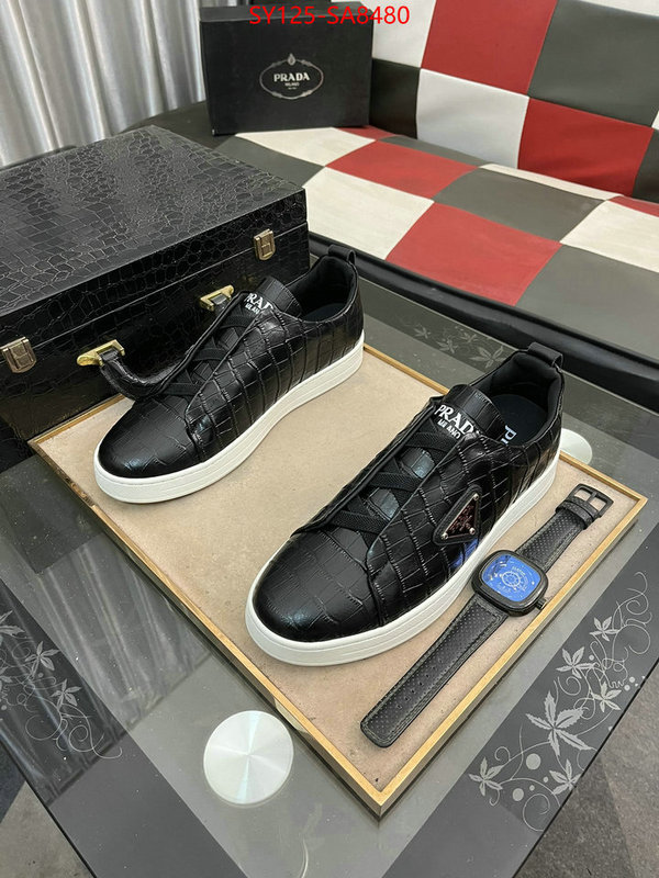 Men shoes-Prada 2024 replica wholesale cheap sales online ID: SA8480 $: 125USD