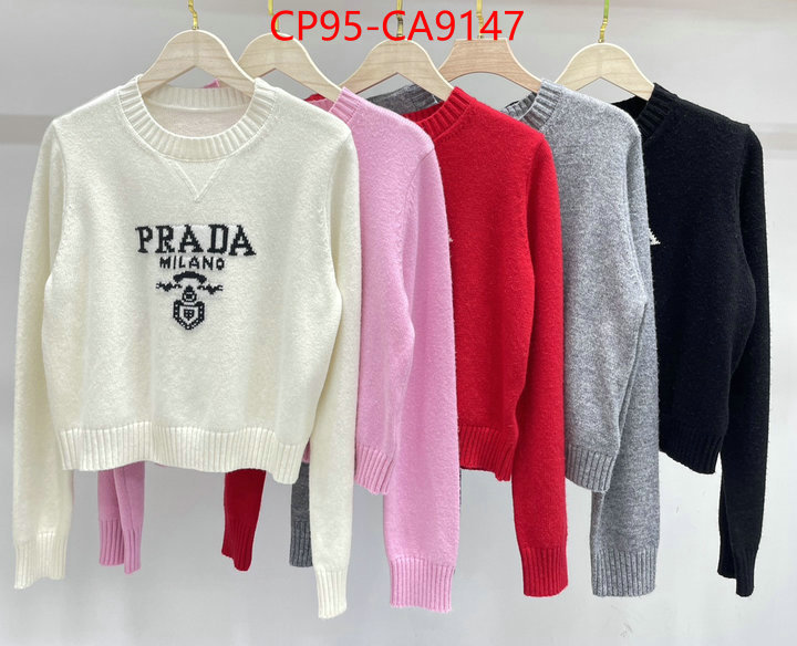 Clothing-Prada designer high replica ID: CA9147 $: 95USD