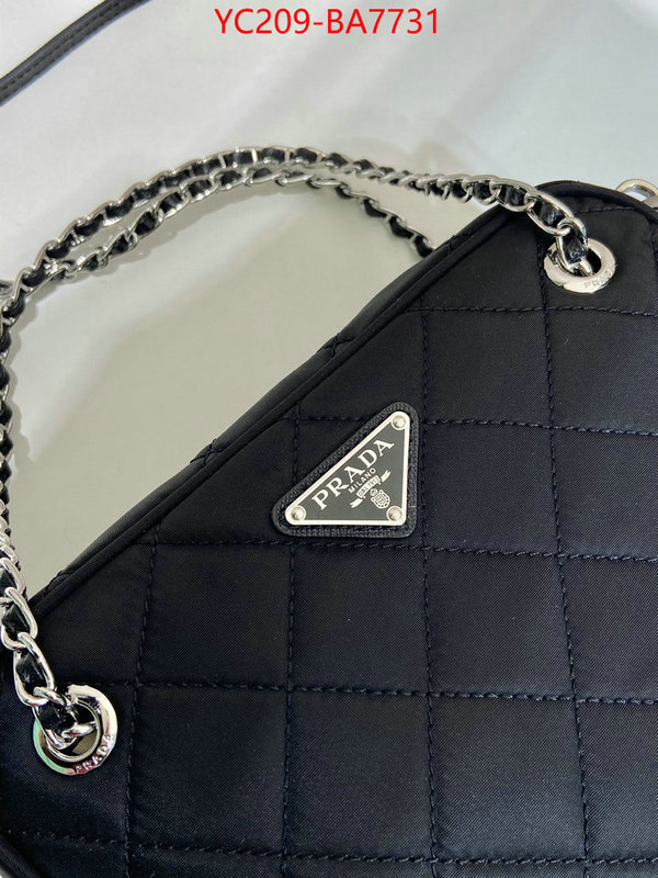 Prada Bags(TOP)-Handbag- perfect quality ID: BA7731 $: 209USD,