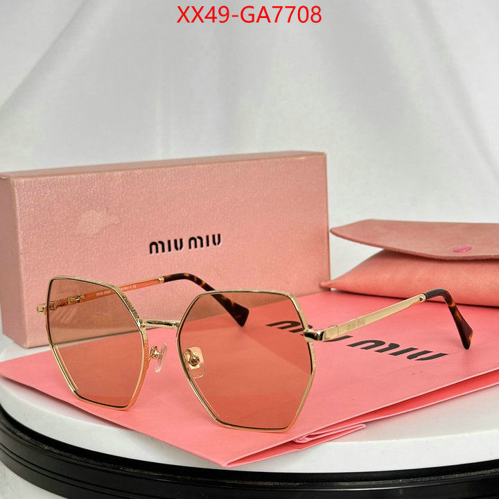 Glasses-Miu Miu high quality aaaaa replica ID: GA7708 $: 49USD