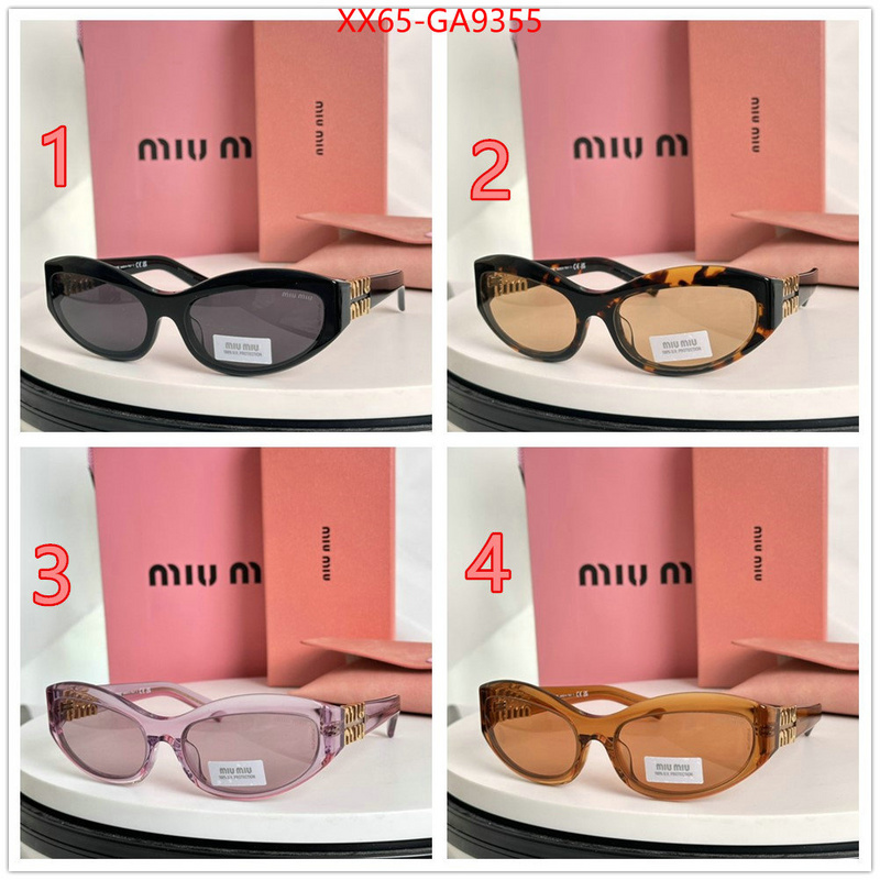 Glasses-Miu Miu cheap wholesale ID: GA9355 $: 65USD