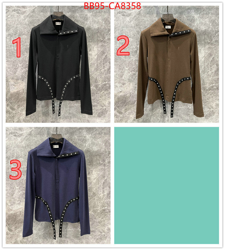 Clothing-YSL where quality designer replica ID: CA8358 $: 95USD