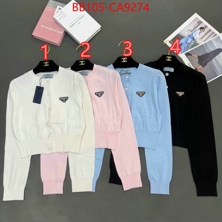 Clothing-Prada what is aaaaa quality ID: CA9274 $: 105USD