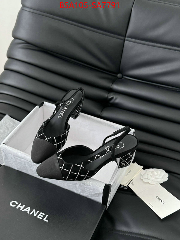 Women Shoes-Chanel aaaaa+ replica designer ID: SA7791 $: 105USD