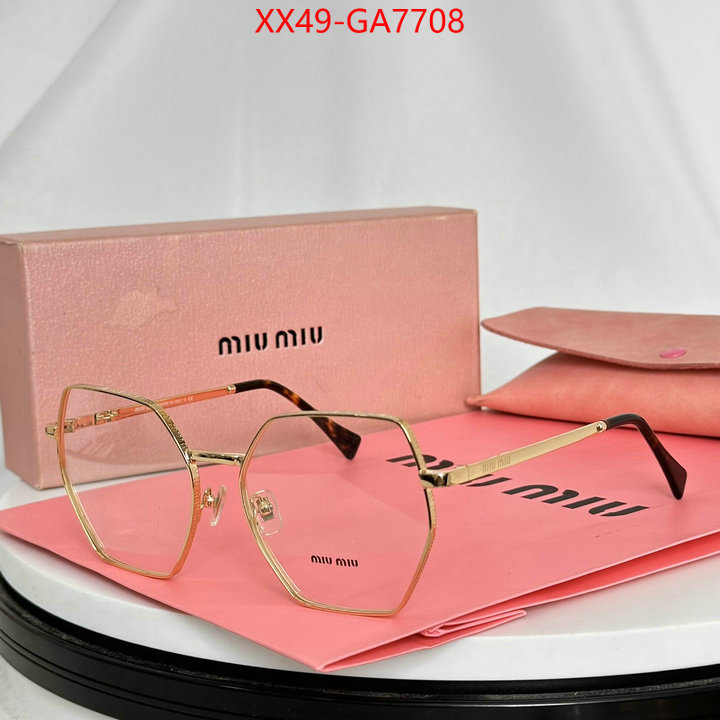 Glasses-Miu Miu high quality aaaaa replica ID: GA7708 $: 49USD