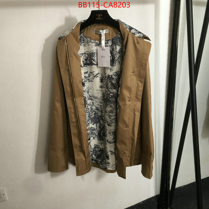 Clothing-Dior designer high replica ID: CA8203 $: 115USD