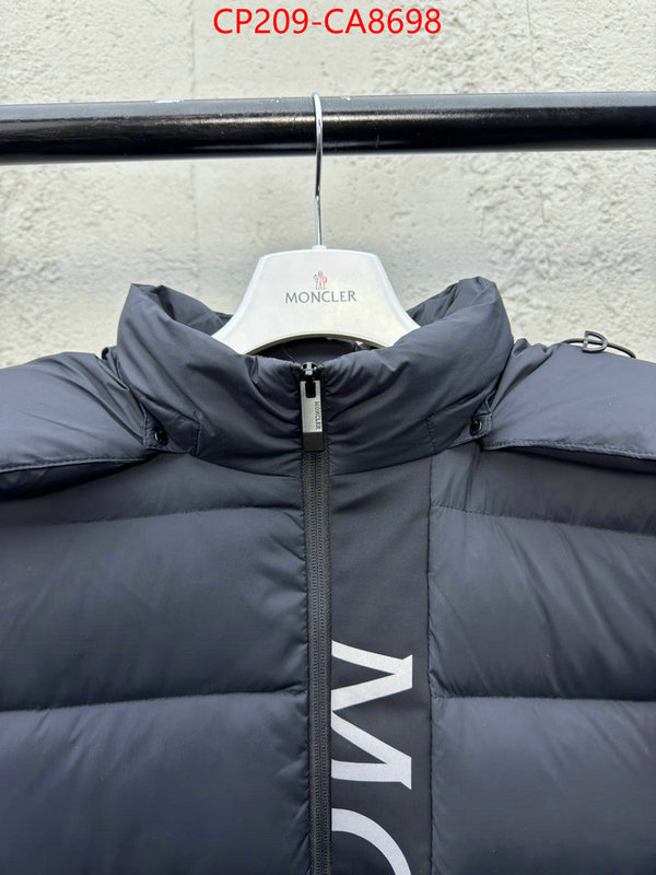 Down jacket Men-Moncler highest quality replica ID: CA8698 $: 209USD