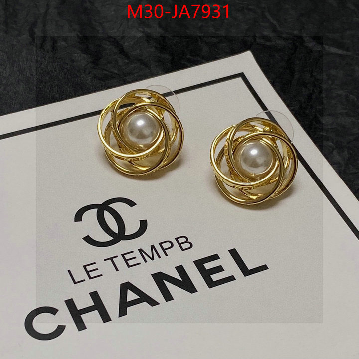 Jewelry-Chanel luxury fashion replica designers ID: JA7931 $: 30USD