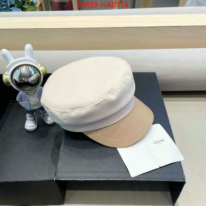 Cap(Hat)-Celine replica 1:1 high quality ID: HA8716 $: 39USD