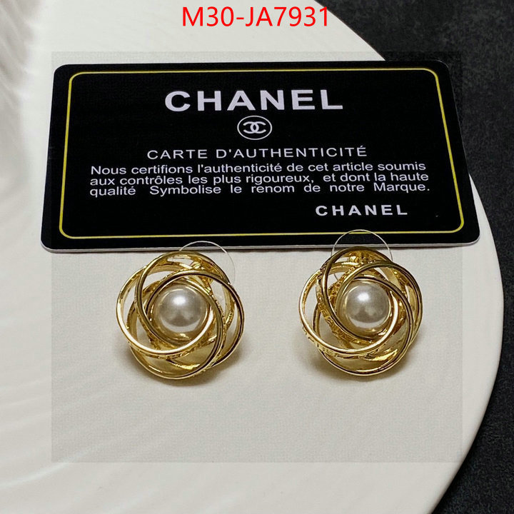 Jewelry-Chanel luxury fashion replica designers ID: JA7931 $: 30USD